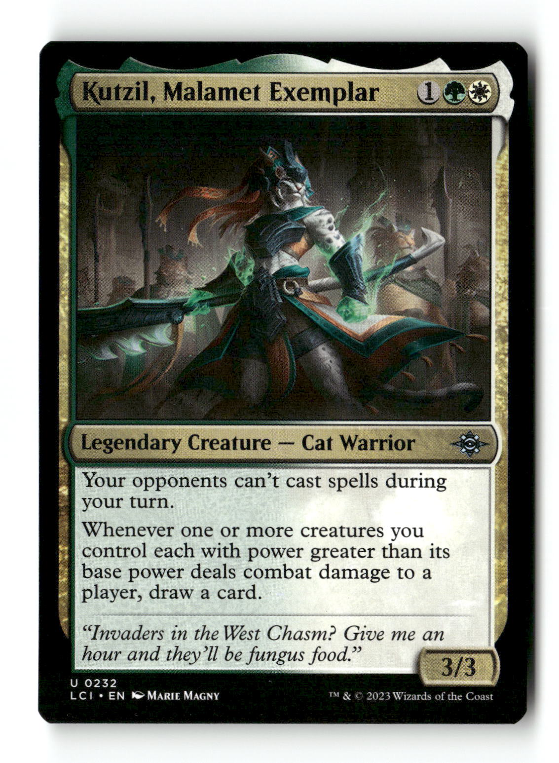 Kutzil, Malamet Exemplar