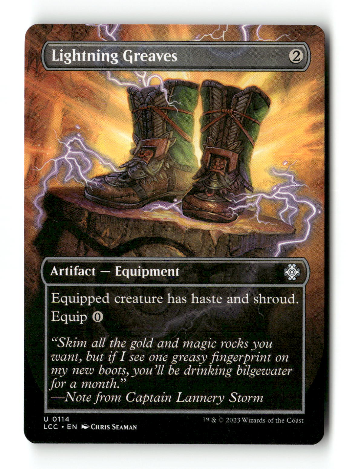 Lightning Greaves (Borderless)
