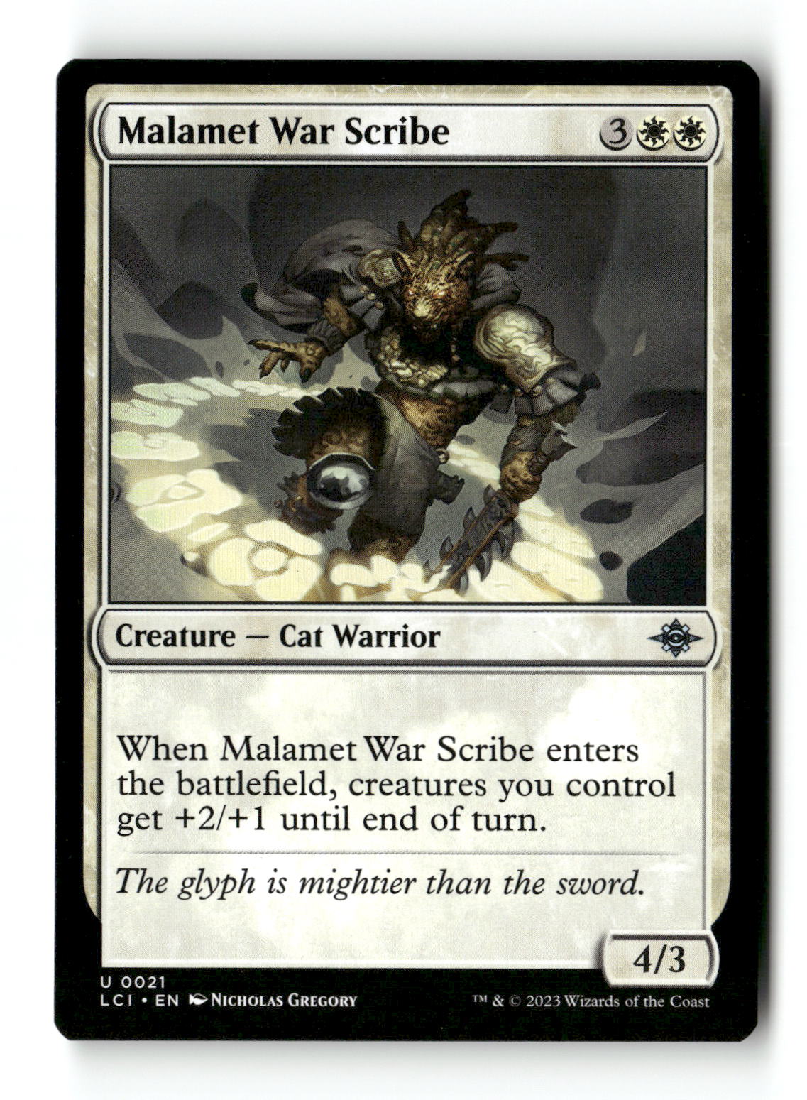 Malamet War Scribe