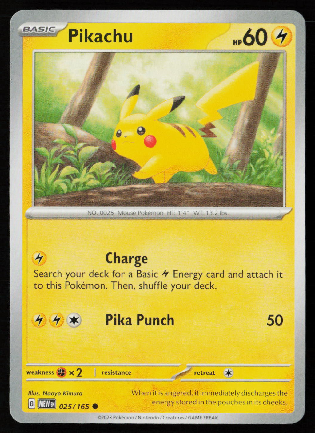 Pikachu - 025/165