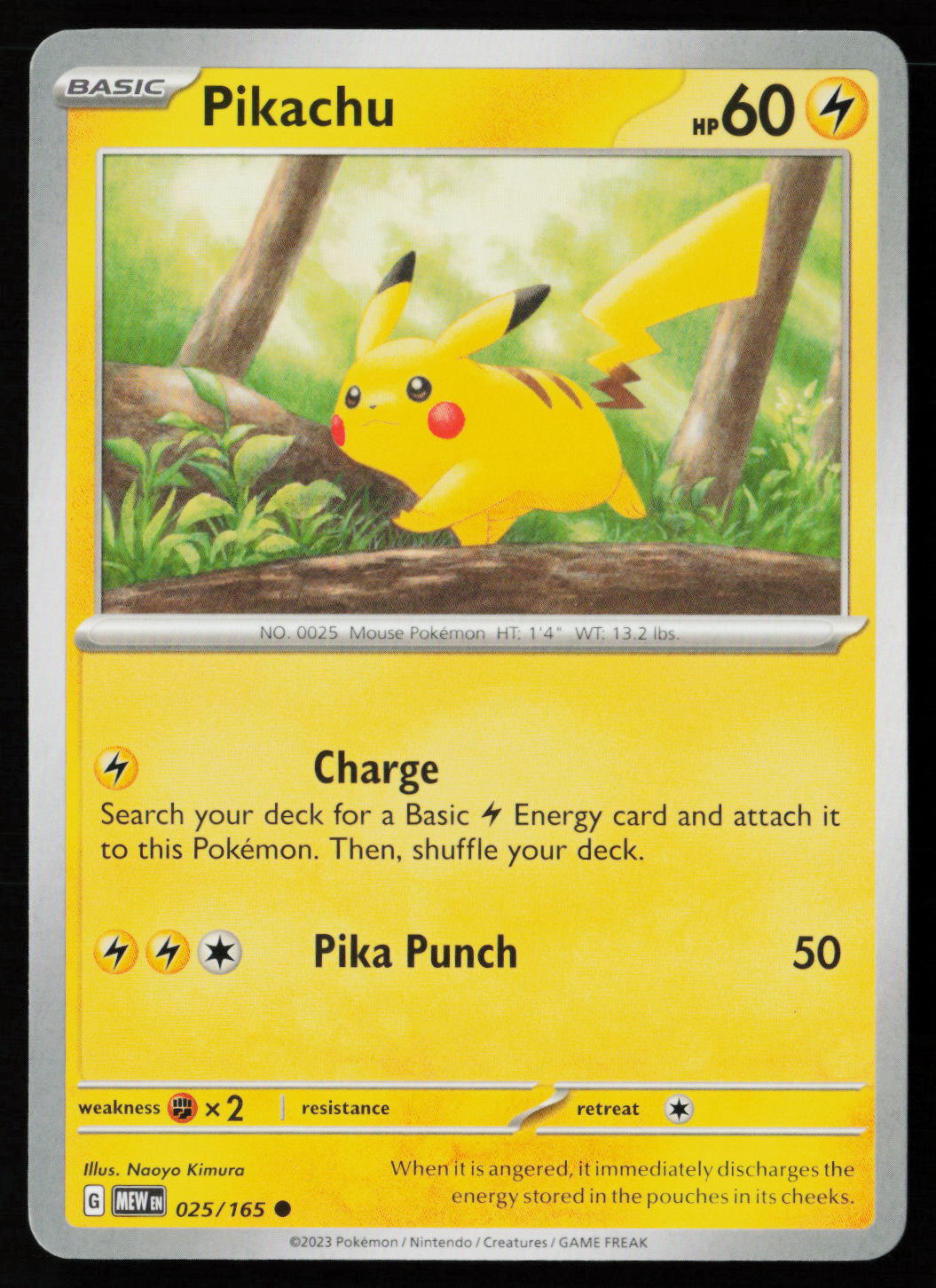 Pikachu - 025/165