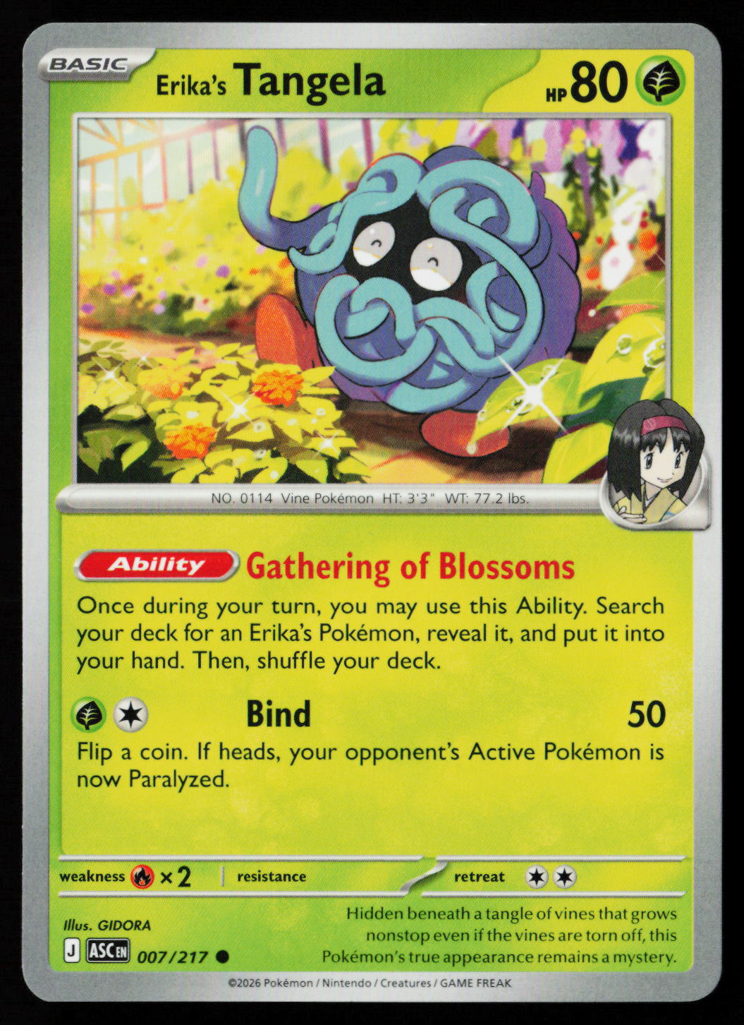 Erika's Tangela - 007/217